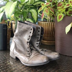 Steve Madden combat boots